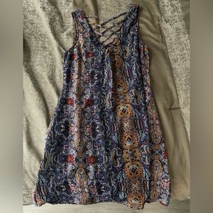 Colorful Summer Dress - Super Flattering!